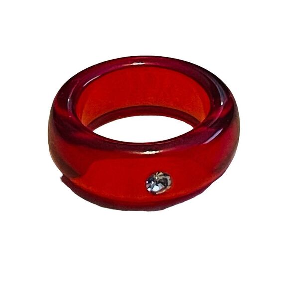 10/$25🦋 I AM Red & Gold 5-Ring Set - Size 7 - Picture 3 of 13